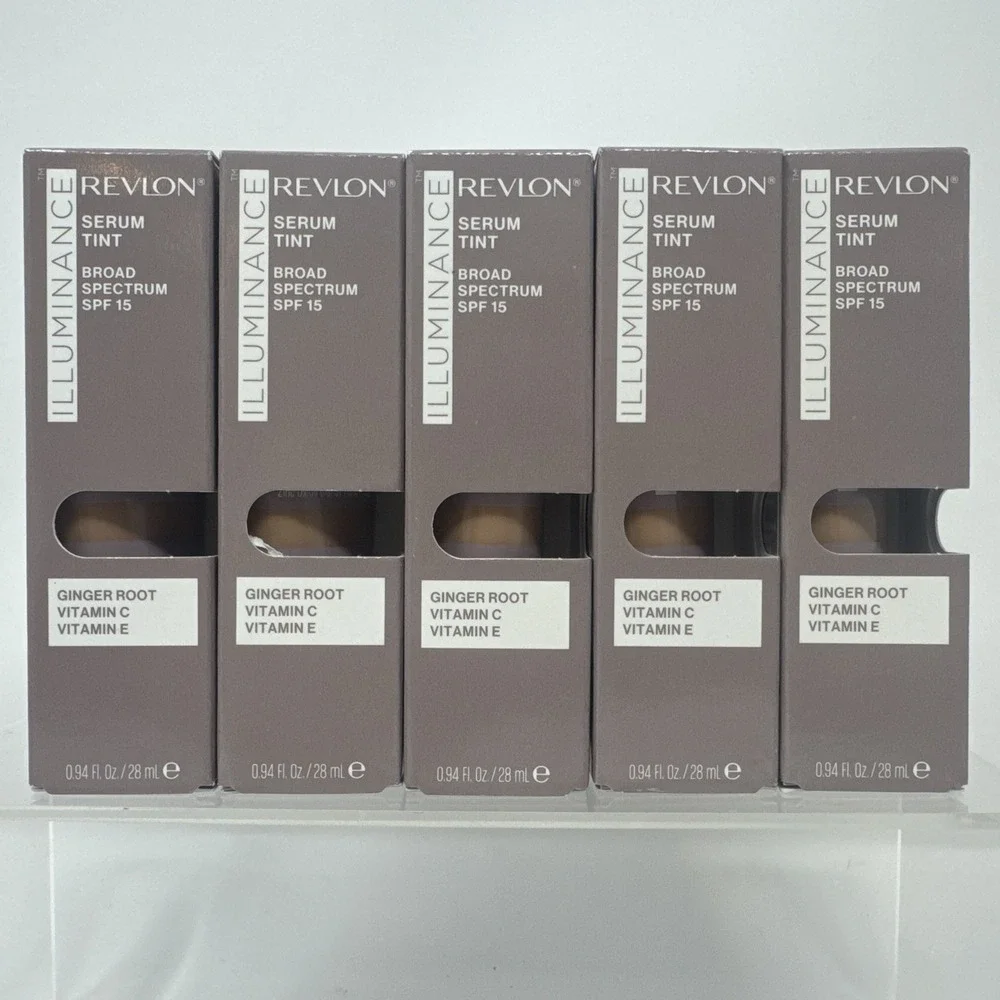 5 Pack Revlon Illuminance Tinted Serum SPF 15 Tan Sand #317